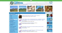Desktop Screenshot of comune.carpegna.pu.it